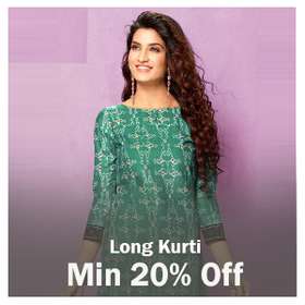 Long Kurti - Min 20% Off