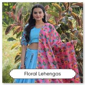 Floral Lehengas frontpage 4203
