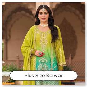 Plus Size Salwar frontpage 4204