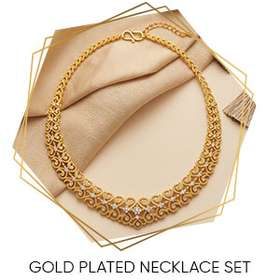 Gold Plated Necklace Set  frontpage 5084