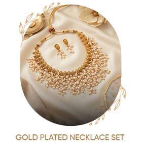 Gold Plated Necklace Set frontpage 5084