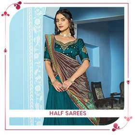 Half Sarees frontpage 5116