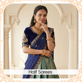 Half Sarees frontpage 5116