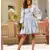 BlueBell Hand Block Printed Muslin Dress