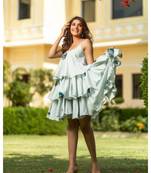 Angel Hand Block Printed Muslin Dress