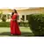 Cherry Red Tyre Muslin Beach Dress