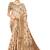 Cream woven cotton silk saree with blouse