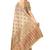 Cream woven cotton silk saree with blouse