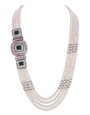 Real Natural Hyderabadi pearls Set With Certificate 3