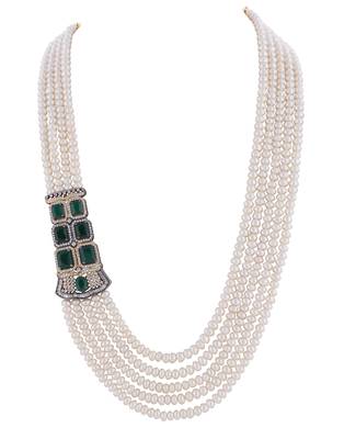 Real Natural Hyderabadi pearls Set With Certificate 3
