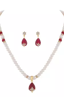 Real Natural Hyderabadi pearls Set