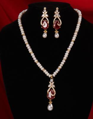 Real Natural Hyderabadi pearls Set With Certificate 1