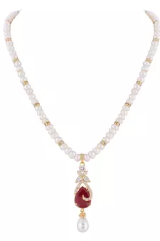 Real Natural Hyderabadi pearls Set With Certificate