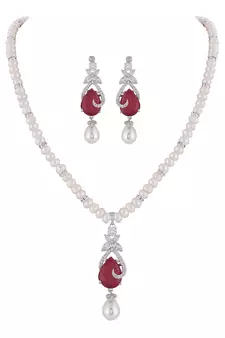 Real Natural Hyderabadi pearls Set