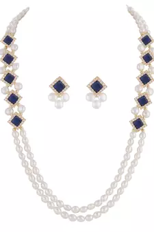 Real Natural Hyderabadi pearls Set