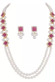 Real Natural Hyderabadi pearls Set