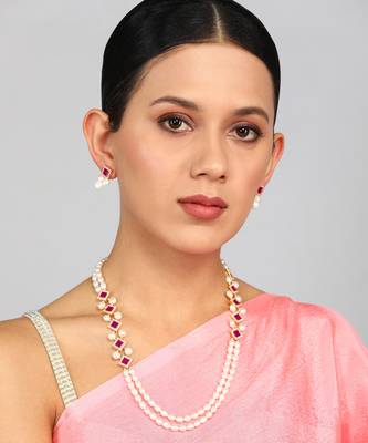 Real Natural Hyderabadi pearls Set 3