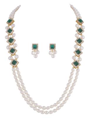 Real Natural Hyderabadi pearls Set 2