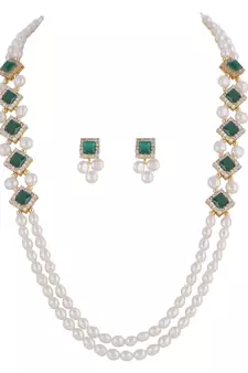 Real Natural Hyderabadi pearls Set