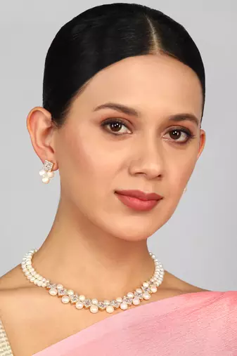Real Natural Hyderabadi pearls Set