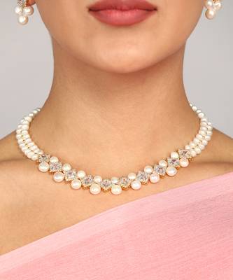 Real Natural Hyderabadi pearls Set 4