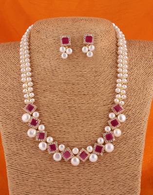 Real Natural Hyderabadi pearls Set 1
