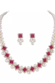 Real Natural Hyderabadi pearls Set