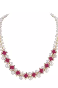 Real Natural Hyderabadi pearls Set