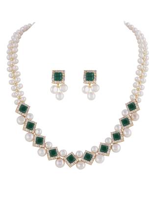 Real Natural Hyderabadi pearls Set 2
