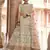 entrancing pista green swarovski, sequins, dori embroidered crepe semi stitched lehenga