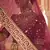 lovely maroon zari, zarkan, zardosi, thread embroidered velvet semi stitched lehenga
