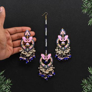 Pink danglers-drops 1