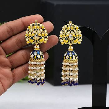 Blue jhumkas 1