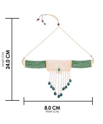 Traditional bollywood design necklace set 4