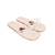 Embroidery White bow flats  