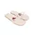 Embroidery White bow flats  