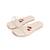 Embroidery White bow flats  