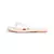 Embroidery White bow flats  