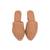 Plain Woven Beige Heels