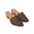 Plain Woven Black Heels
