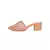 Plain Woven Pink Heels