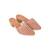 Plain Woven Pink Heels