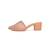 Plain Woven Pink Heels
