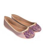 Embroidery Mauve Ballerina