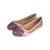 Embroidery Mauve Ballerina