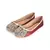 Embroidery Deep Maroon Ballerina