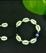 Black Eye Black Thread agate anklets