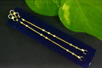 Designer 1 Line Carved filigree Earchain or Ear Support Earrings hair-accessories 2