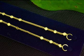 Designer 1 Line Carved filigree Earchain or Ear Support Earrings hair-accessories 3