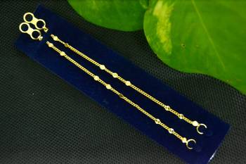 Designer 1 Line Carved filigree Earchain or Ear Support Earrings hair-accessories 2